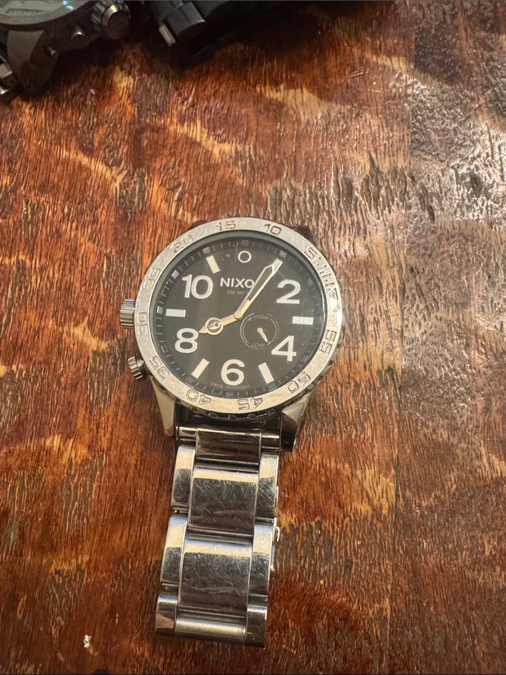 NIXON Black Stainless Steel Watch - Men's Accessory